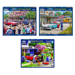 Set of 3: Artist Kevin Walsh - Classic Cars Bundle 1000 piece